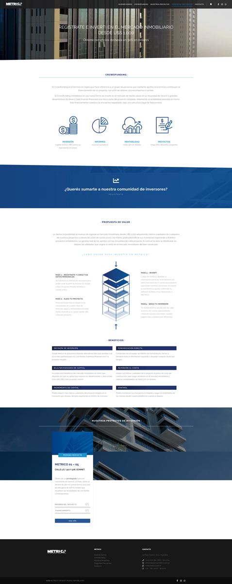 Metrico crowdfunding